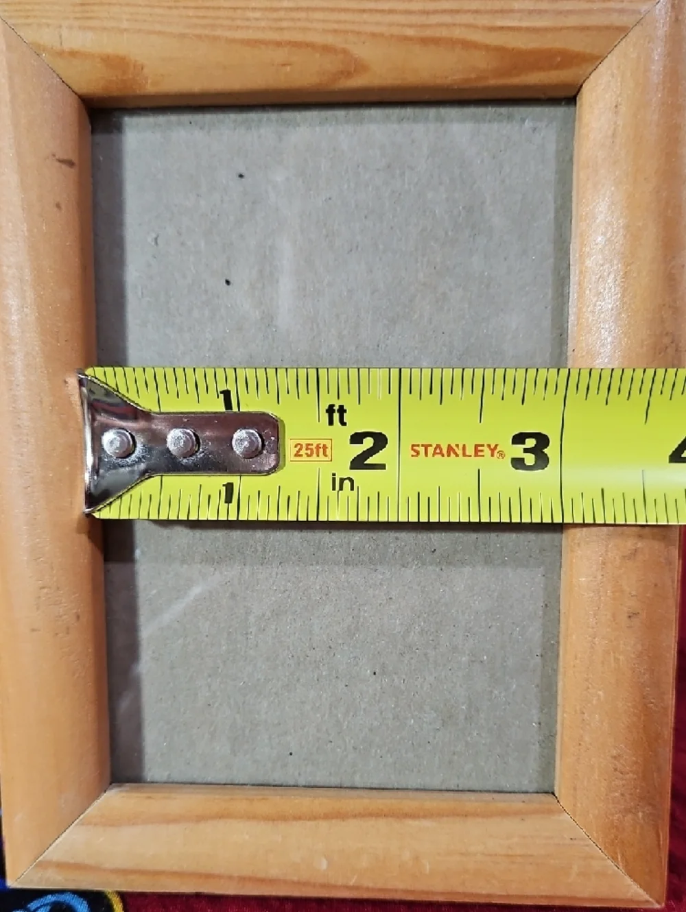 Vtg. Natural Wood Photo Frame, Set of 3